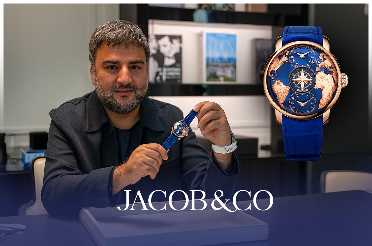 Bahman Tagharrobi, Master Watchmaker at Jacob & Co, unveils  the iconic “The World Is Yours Tourbillon